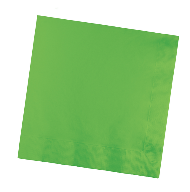Lime Groene Servetten 3 - Laags 41cm 25st van Creative Converting koop je bij Partywinkel