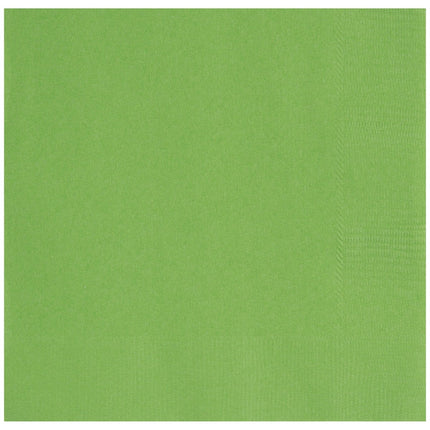 Lime Groene Servetten 33cm 50st van Unique koop je bij Partywinkel