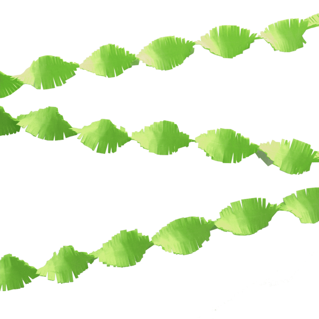 Lime Groene Slingers Crepe 6m van WeFiesta koop je bij Partywinkel