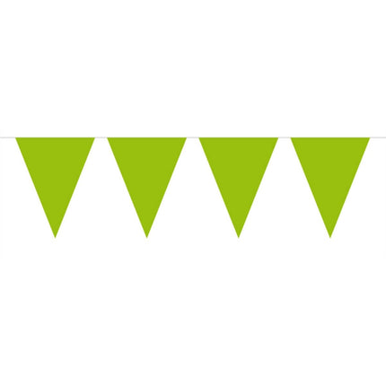 Lime Groene Vlaggenlijn XL - 10 meter van Folat koop je bij Partywinkel