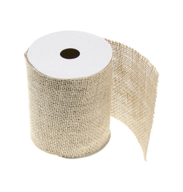 Lint Naturel Jute 9.5CM X 5M van CHAKS koop je bij Partywinkel