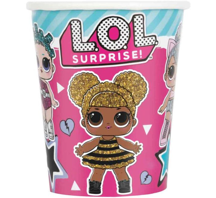 LOL Surprise Bekers 8st 266ml van Unique koop je bij Partywinkel