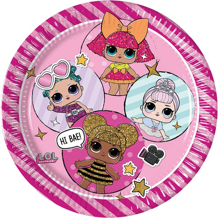Lol Surprise Borden 23cm 8st van Procos koop je bij Partywinkel