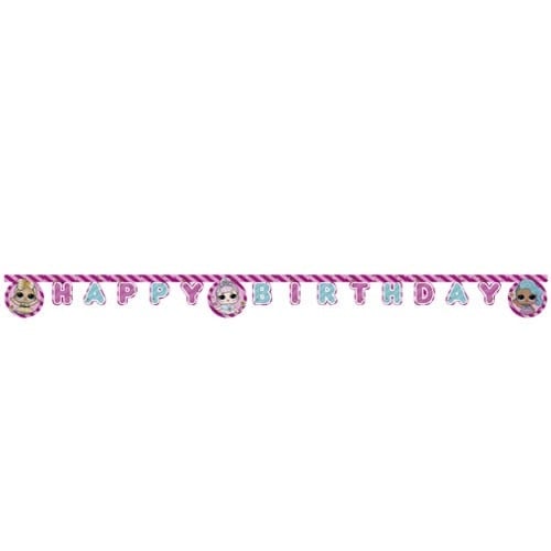 LOL Surprise Happy Birthday Letterslinger 2m van Procos koop je bij Partywinkel