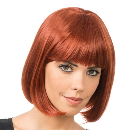 Lova Wig, Mahogany Red-Brown, 30 cm