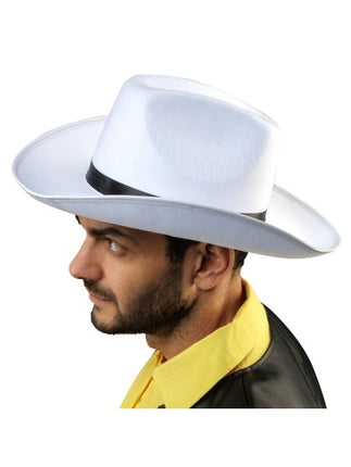 Lucky Luke Cowboy Hat, White, One Size