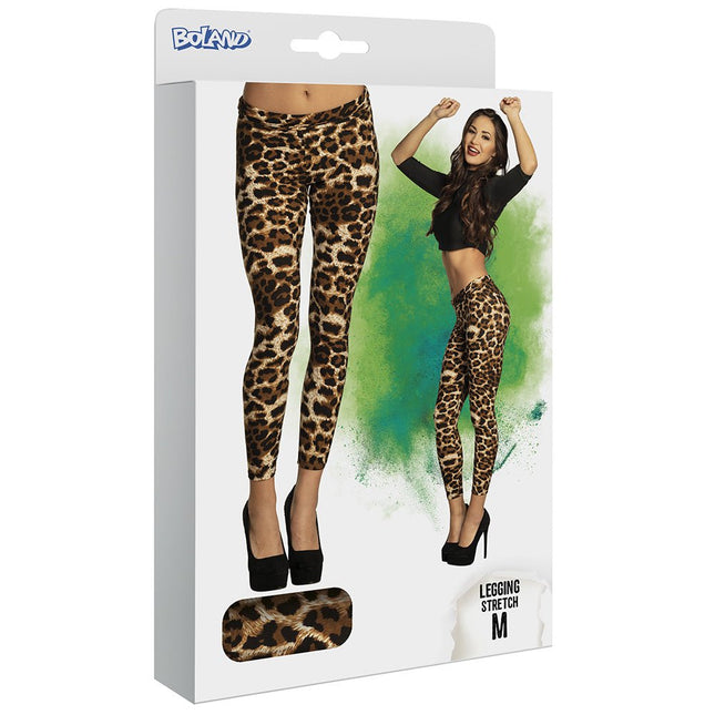 Luipaard Legging M van Boland koop je bij Partywinkel