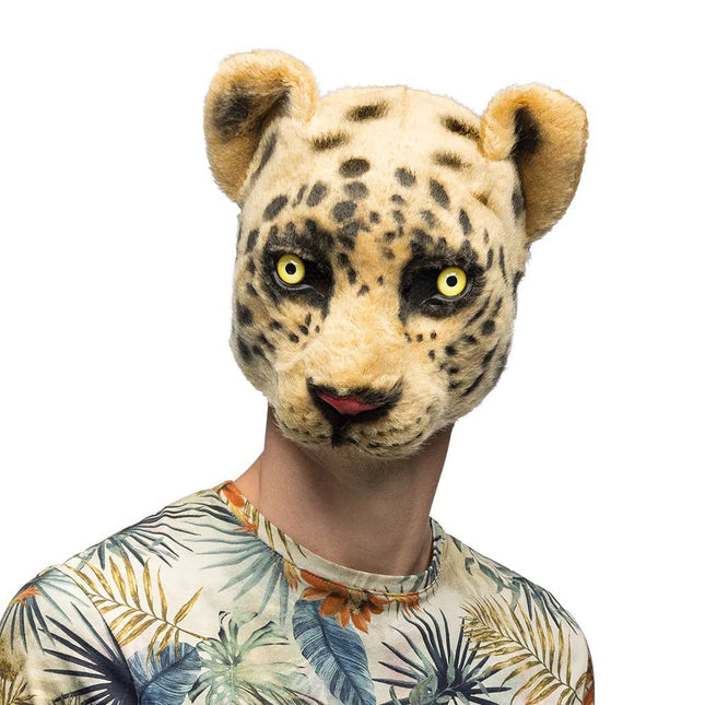Luipaard Masker Pluche van Boland koop je bij Partywinkel