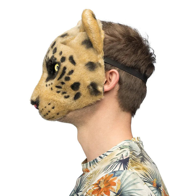 Luipaard Masker Pluche van Boland koop je bij Partywinkel