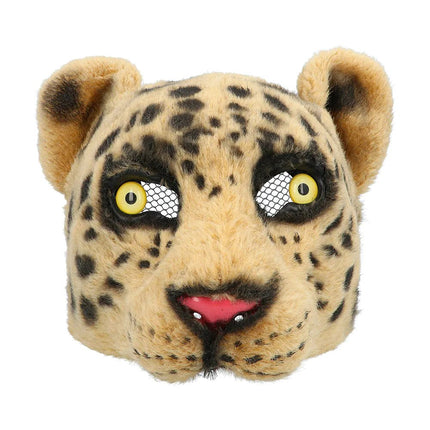 Luipaard Masker Pluche van Boland koop je bij Partywinkel