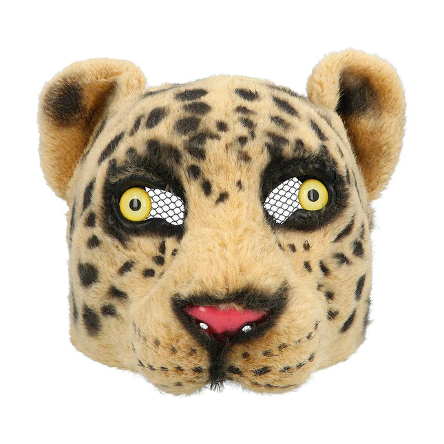 Luipaard Masker Pluche van Boland koop je bij Partywinkel
