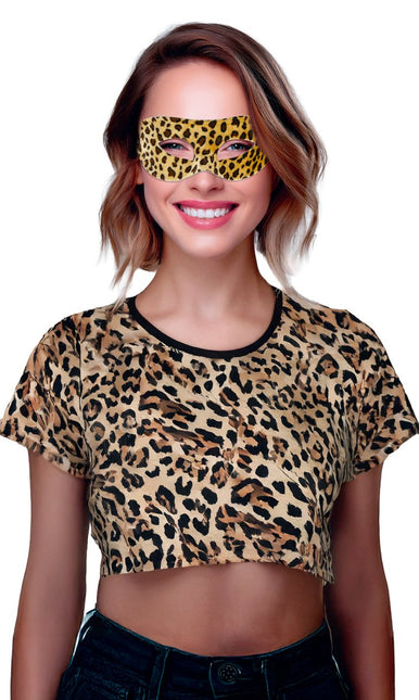 Luipaard Oogmasker van Fiestas Guirca koop je bij Partywinkel