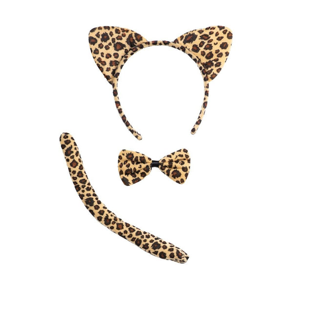 Luipaard Set 3 delig van Partychimp koop je bij Partywinkel
