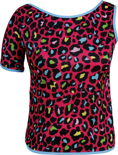 Luipaard Shirt Gekleurd Dames van Fiestas Guirca koop je bij Partywinkel