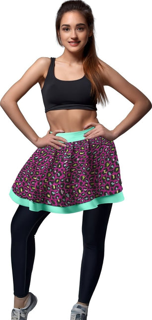 Luipaard Tutu Blauw Roze 40cm van Fiestas Guirca koop je bij Partywinkel