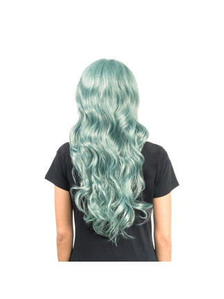 Luna Wig, Green, 66 cm