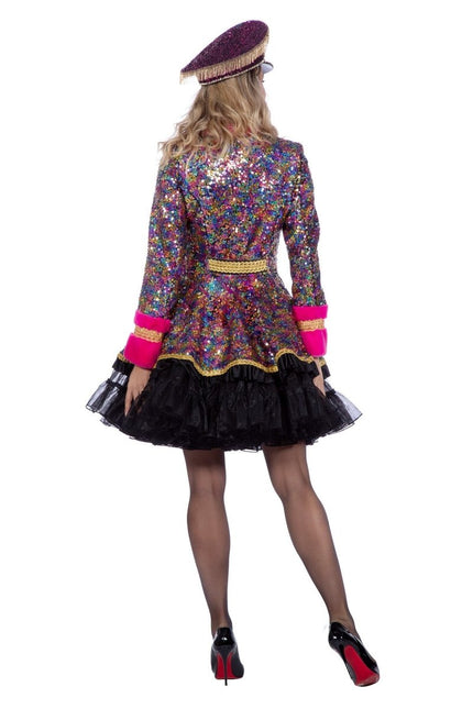 Gekleurde Jas Dames Luxe van Wilbers & Wilbers koop je bij Partywinkel