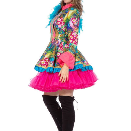 Roze Jas Dames Bloem van Wilbers & Wilbers koop je bij Partywinkel