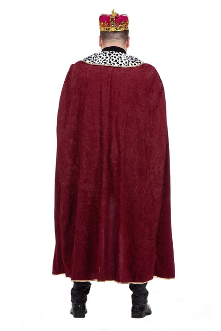 Koningsmantel Rood Heren Luxe van Wilbers & Wilbers koop je bij Partywinkel