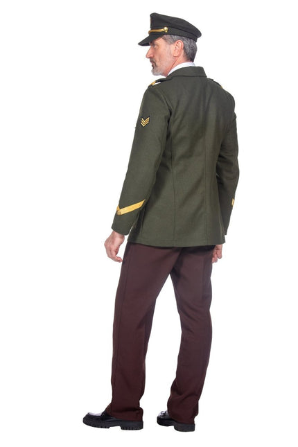 Leger Jas Heren Officier Luxe van Wilbers & Wilbers koop je bij Partywinkel