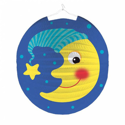 Maan Lampion 25cm van Riethmueller koop je bij Partywinkel
