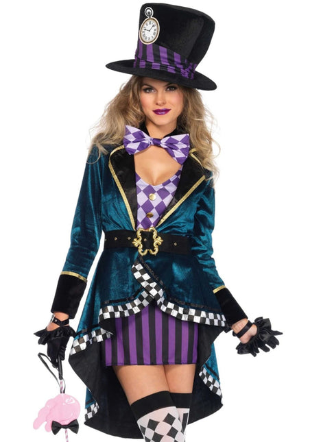 Mad Hatter Jurk Dames Leg Avenue van Leg Avenue koop je bij Partywinkel