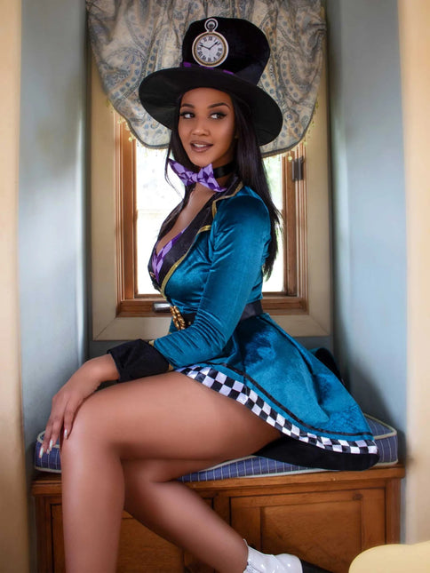 Mad Hatter Jurk Dames Leg Avenue van Leg Avenue koop je bij Partywinkel