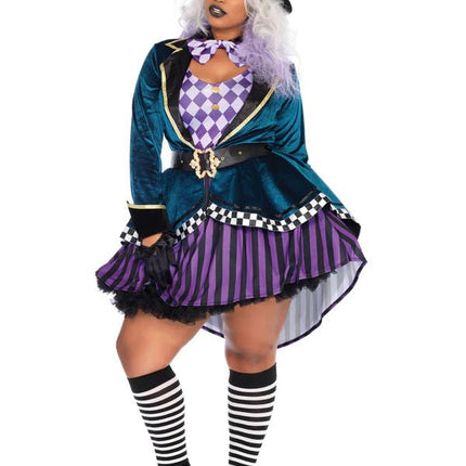 Mad Hatter Kostuum Paars Groen Dames Leg Avenue van Leg Avenue koop je bij Partywinkel