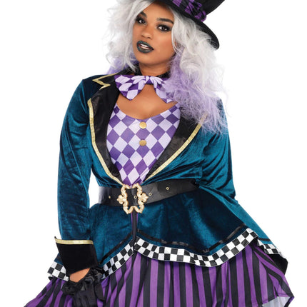 Mad Hatter Kostuum Paars Groen Dames Leg Avenue van Leg Avenue koop je bij Partywinkel