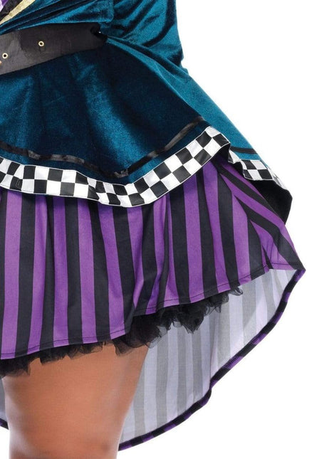 Mad Hatter Kostuum Paars Groen Dames Leg Avenue van Leg Avenue koop je bij Partywinkel