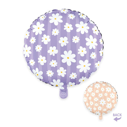 Madeliefjes Helium Ballon Dubbelzijdig 45cm Leeg van WeFiesta koop je bij Partywinkel