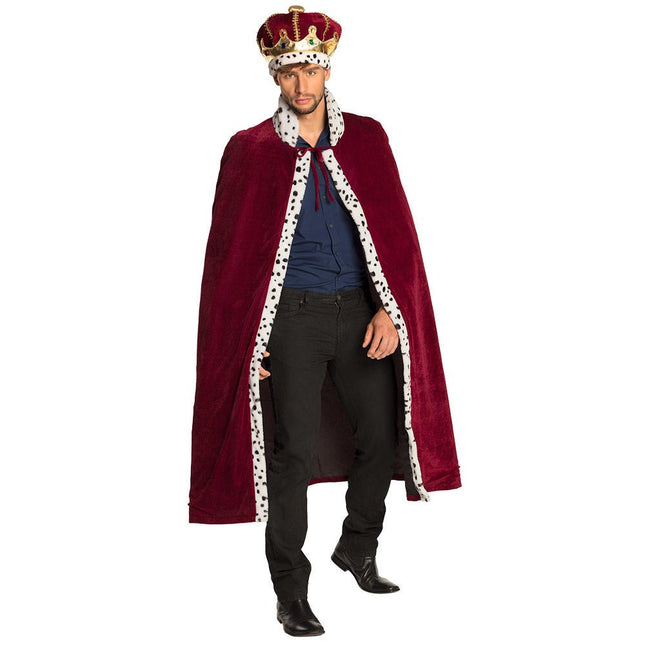 Majesteit Hoed En Mantel 1,4m van Boland koop je bij Partywinkel