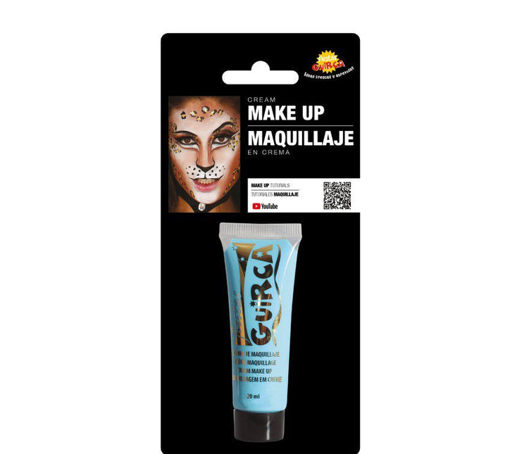 Make - Up Tube Blauw 20ml van Fiestas Guirca koop je bij Partywinkel