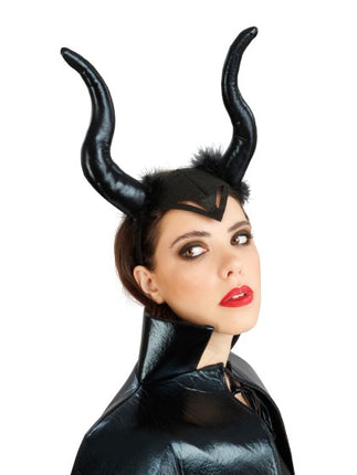 Dark Queen Cape with Horned Tiara, 2-Piece Set