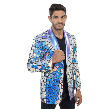 Men's Holographic Blazer