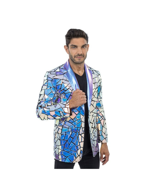 Men's Holographic Blazer