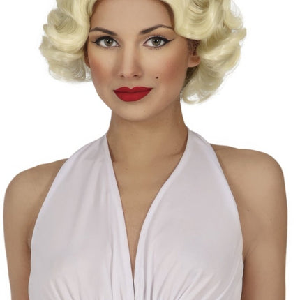 Marilyn Monroe Pruik Blond van Fiestas Guirca koop je bij Partywinkel