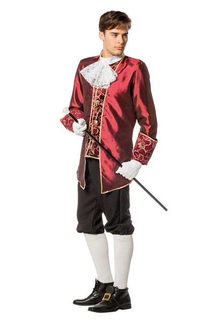 Markies Kostuum Luxe Rood van Wilbers & Wilbers koop je bij Partywinkel