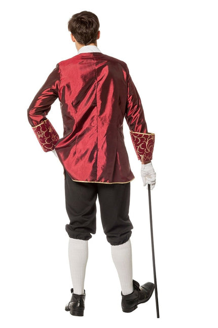 Markies Kostuum Luxe Rood van Wilbers & Wilbers koop je bij Partywinkel