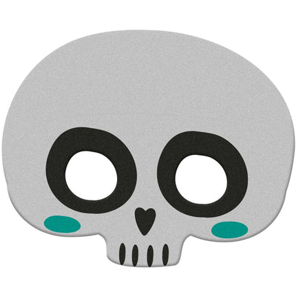 Masker Happy Halloween Skelet van Folat koop je bij Partywinkel