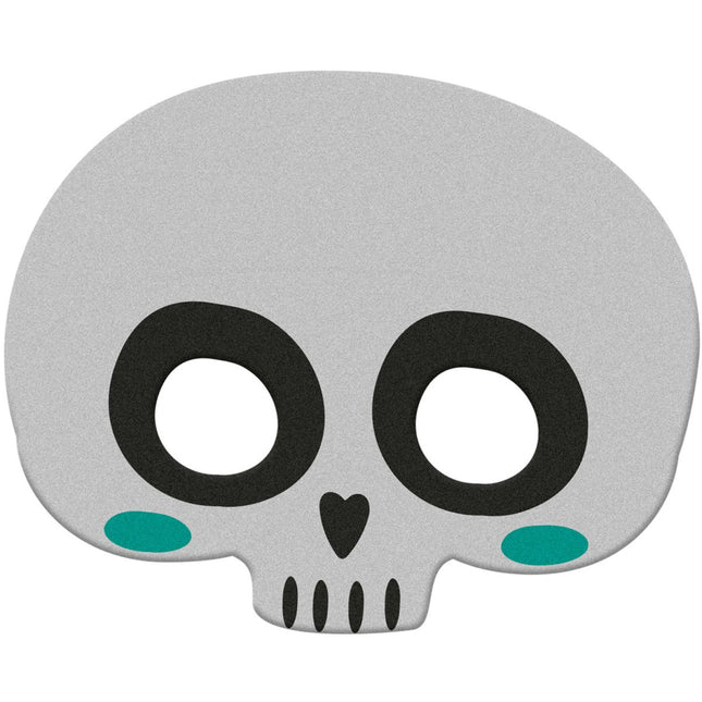 Masker Happy Halloween Skelet van Folat koop je bij Partywinkel
