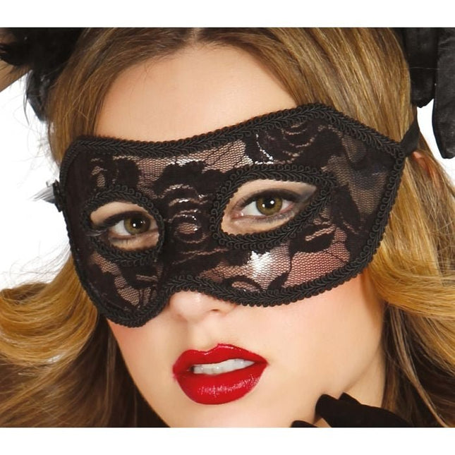 Masker Kant Zwart van Fiestas Guirca koop je bij Partywinkel