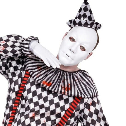 MASKER MAN - HARD PLASTIC WIT van Widmann koop je bij Partywinkel