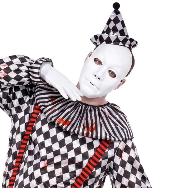 MASKER MAN - HARD PLASTIC WIT van Widmann koop je bij Partywinkel
