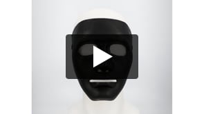 Masker mime Theater zwart van Boland koop je bij Partywinkel