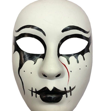 Masker Pierrot van Partychimp koop je bij Partywinkel