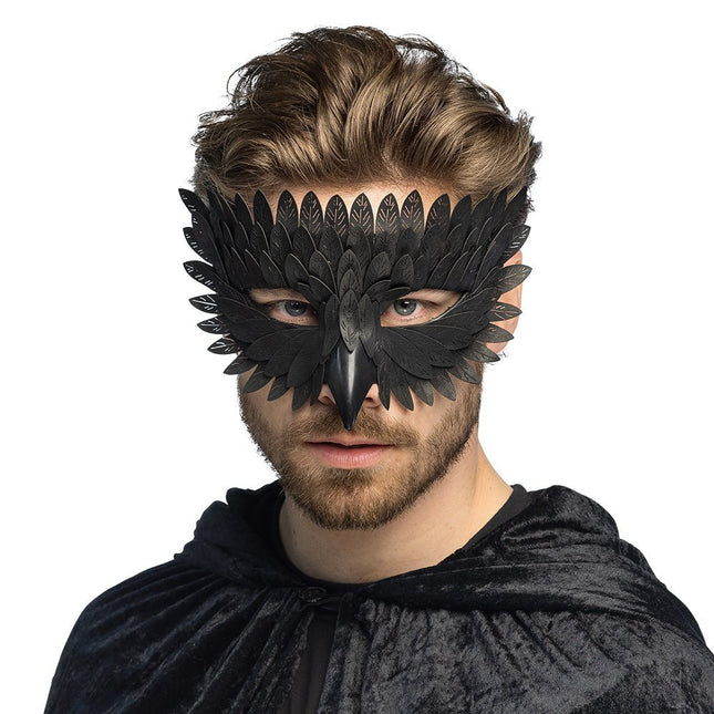 Masker Raaf van Boland koop je bij Partywinkel
