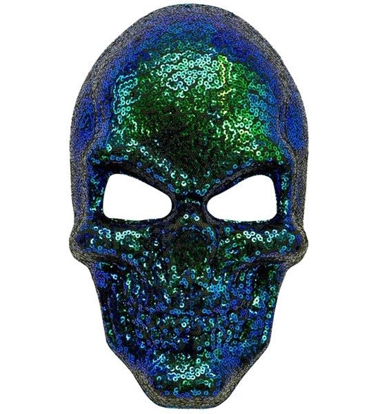 MASKER SCHEDEL - PAILLETTEN van Widmann koop je bij Partywinkel
