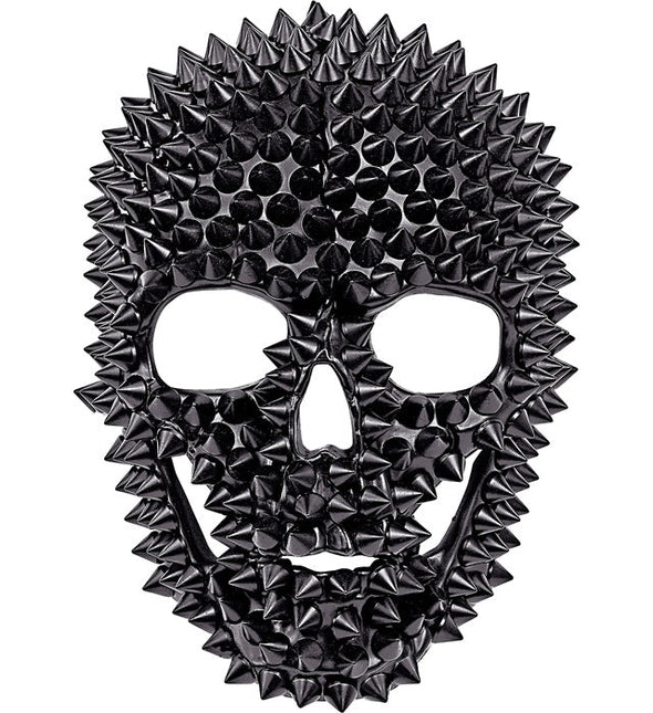 Masker Schedel Zwart Met Nagels van Widmann koop je bij Partywinkel