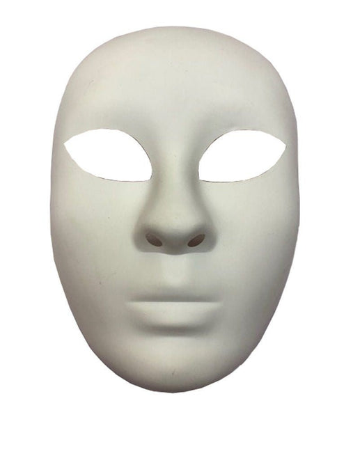 Masker Wit van Partychimp koop je bij Partywinkel